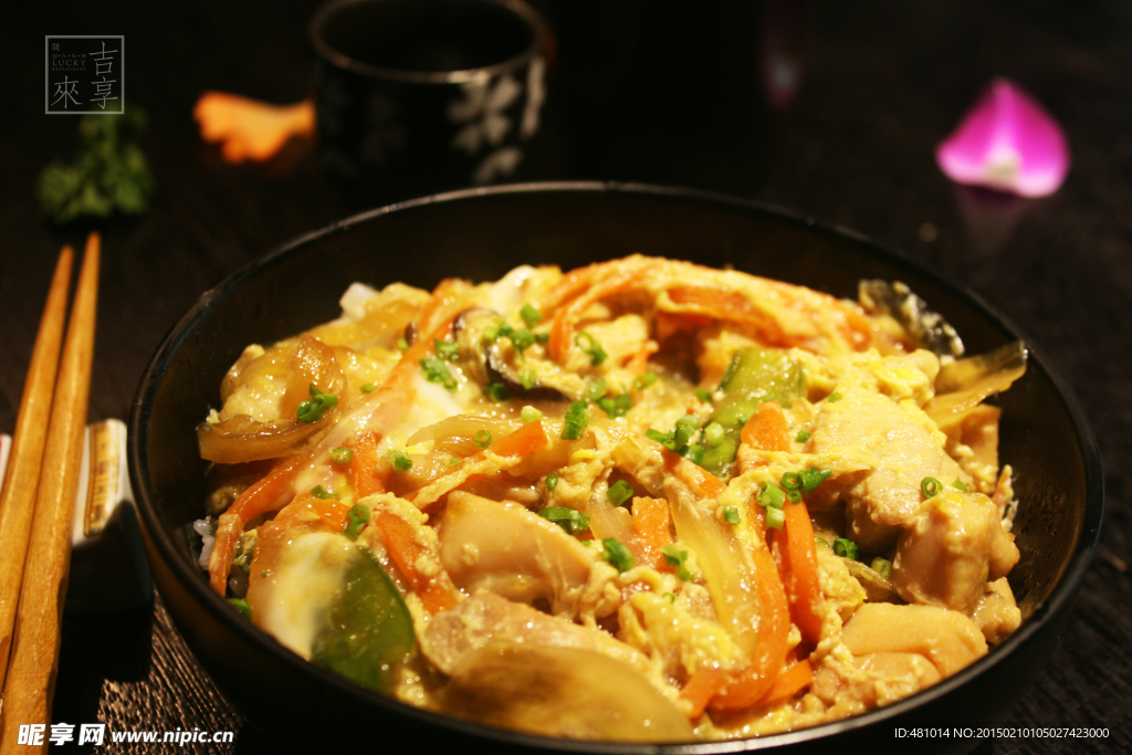鸡肉盖饭