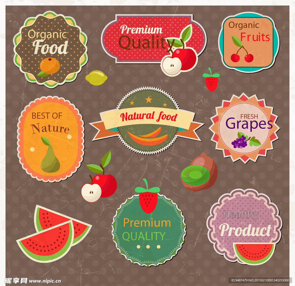 蔬菜水果标签