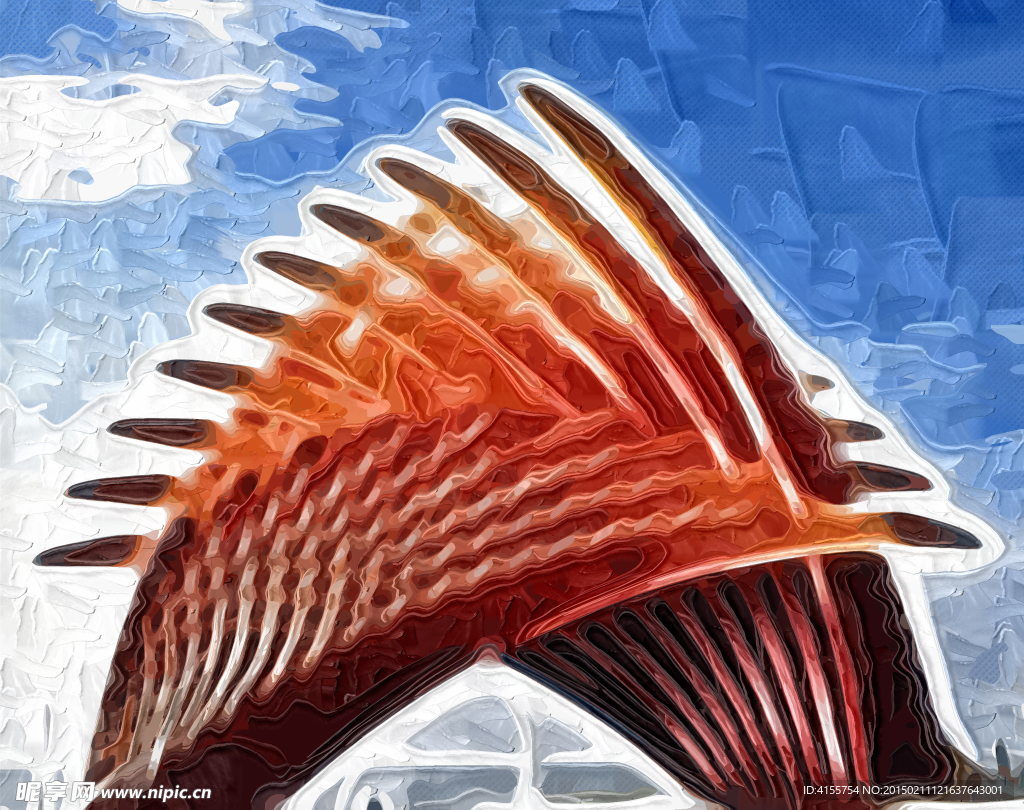 抽象装饰画 油画 挂画