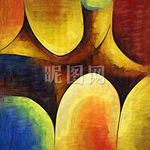 抽象画 装饰画 油画