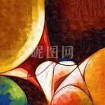抽象油画 装饰画 无框画