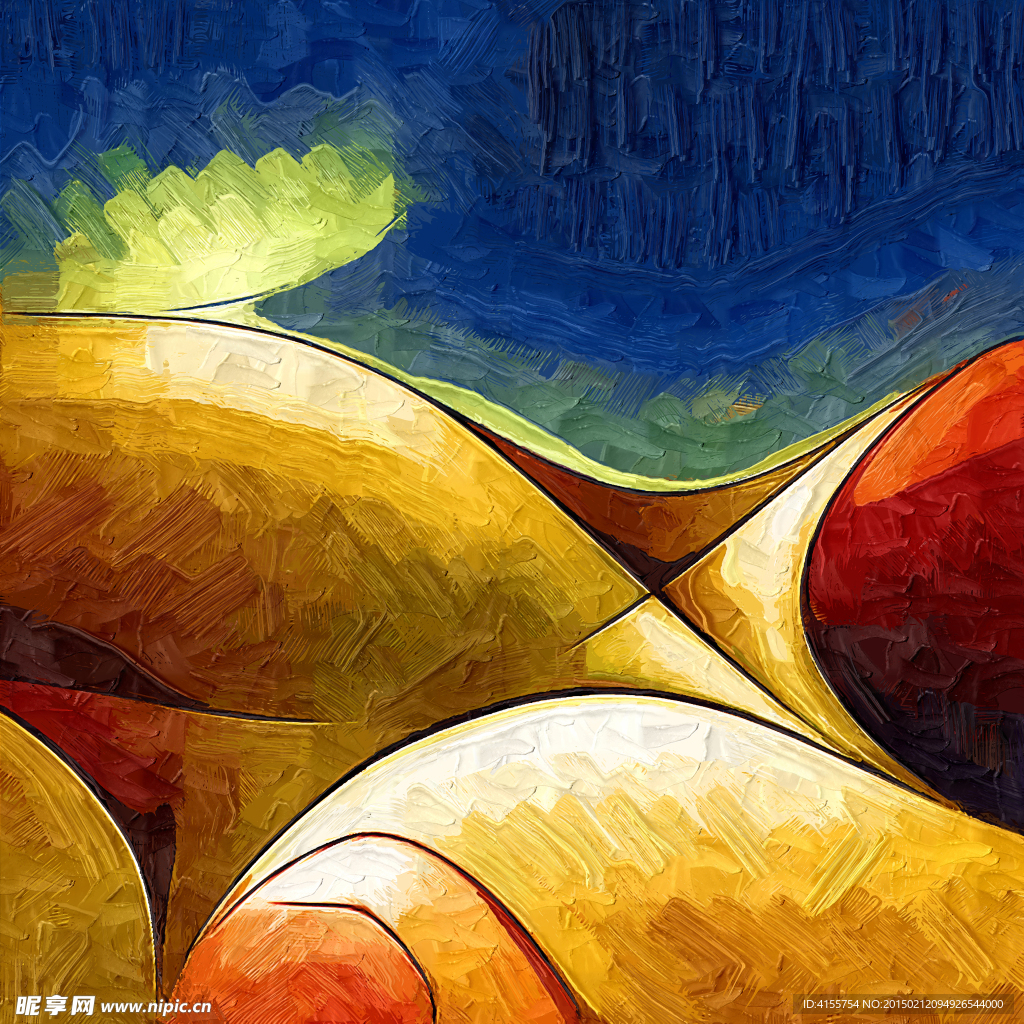 抽象画 抽象油画 装饰画
