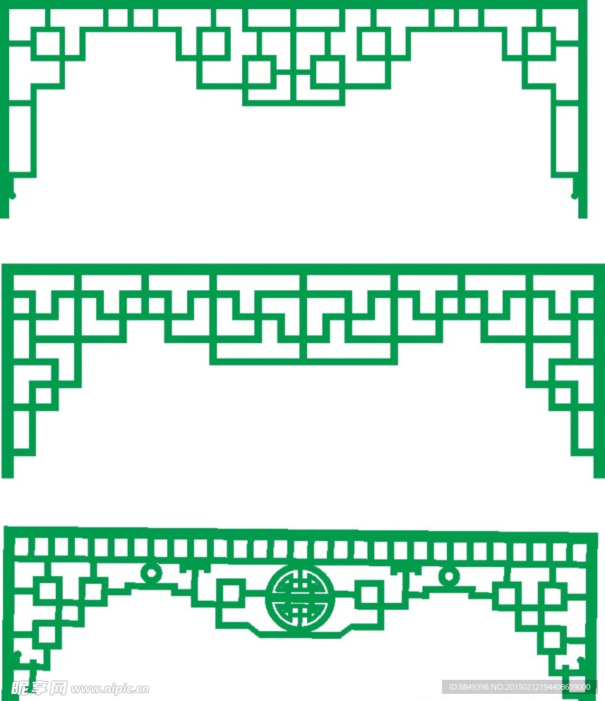 木雕 花边  雕花模板下载 窗