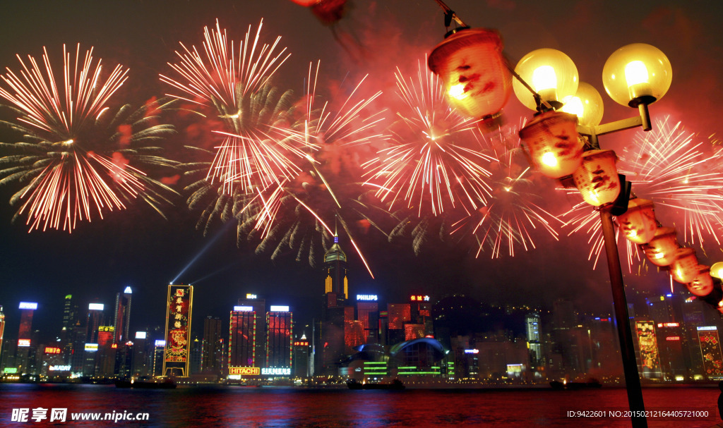 夜晚烟花
