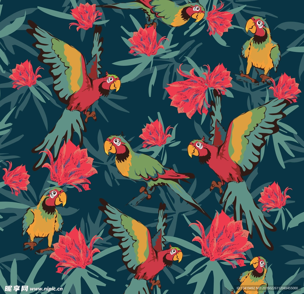 丛林花卉
