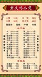 重庆鸡公煲菜单