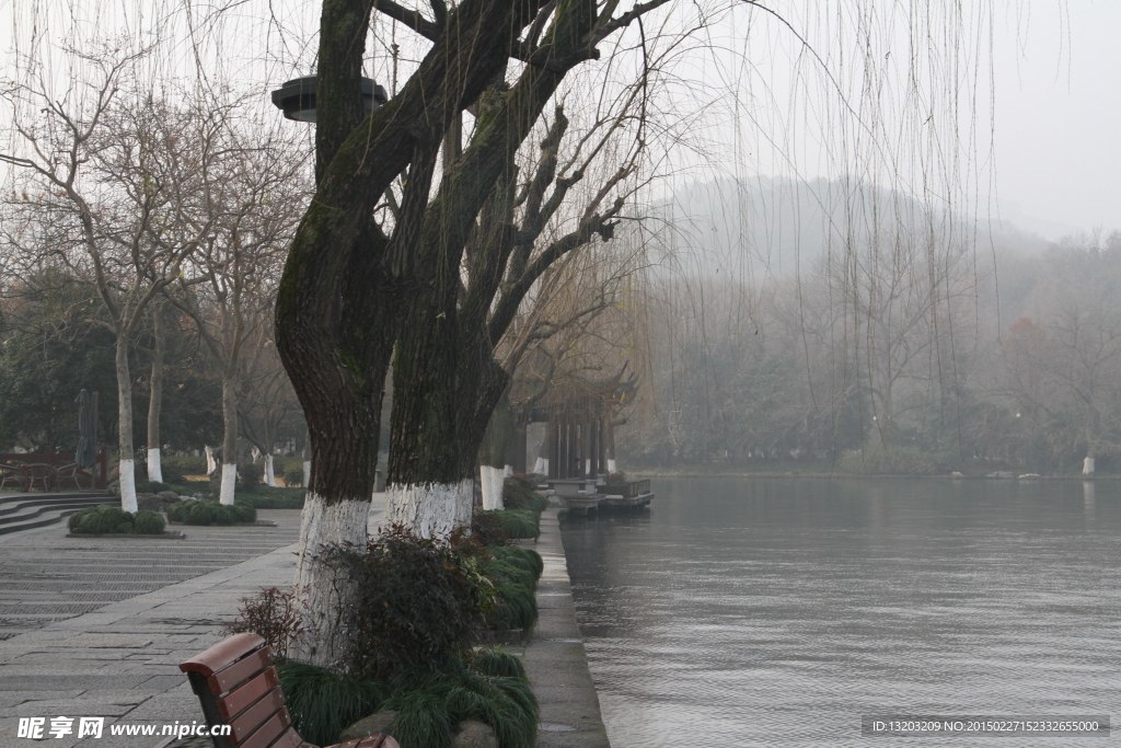 西湖晨景