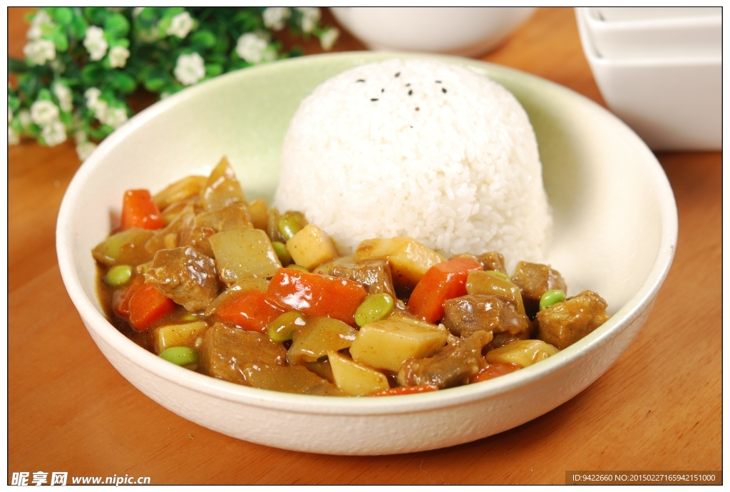 咖喱鸡肉饭
