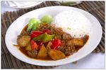 咖喱牛腩拌饭