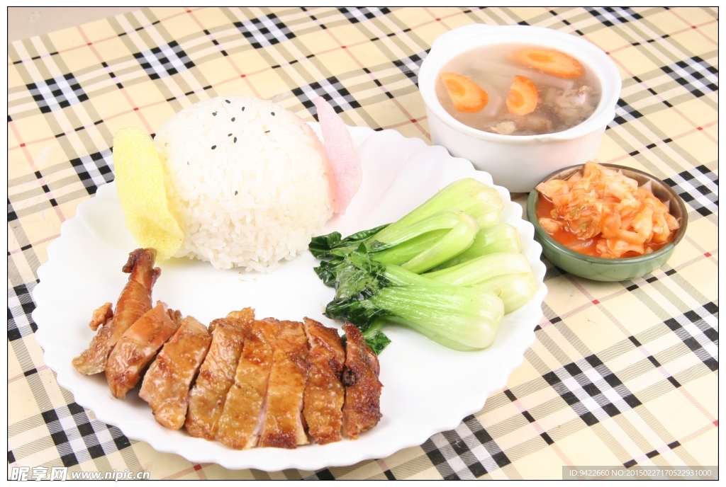 虾酱烤鸡饭