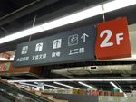 超市区域 楼层 指示牌
