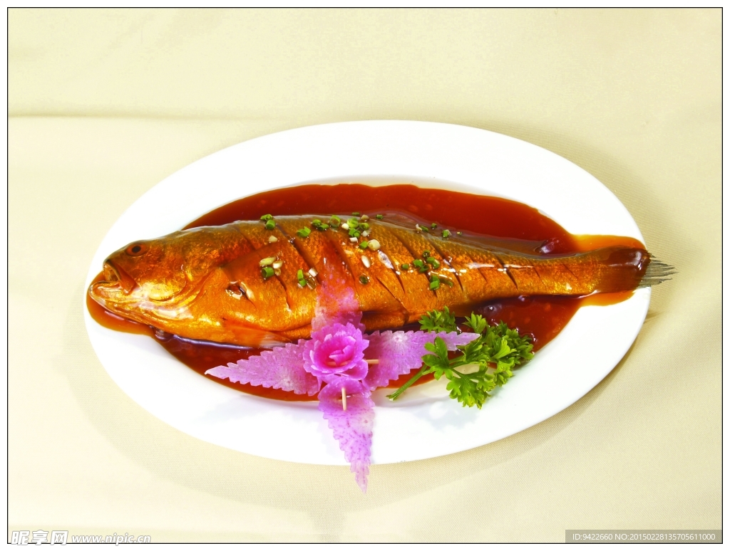 美味的红烧黄花鱼|黄花鱼|葱姜|西瓜酱_新浪新闻