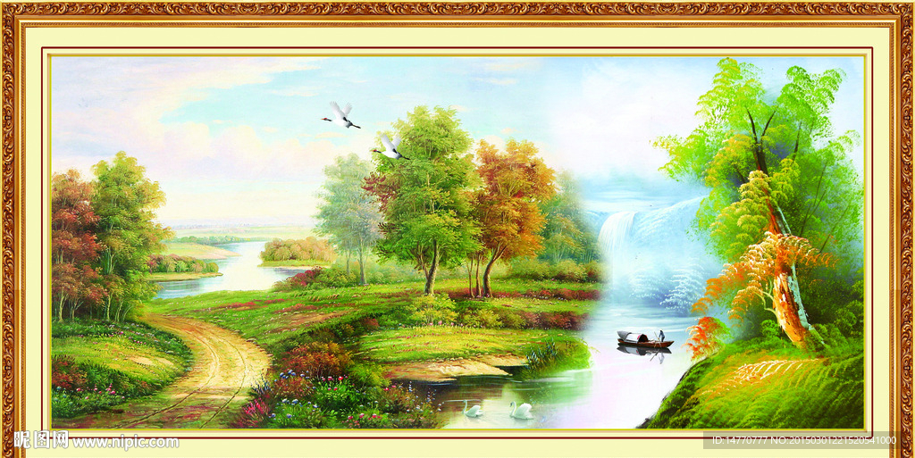 油画风景