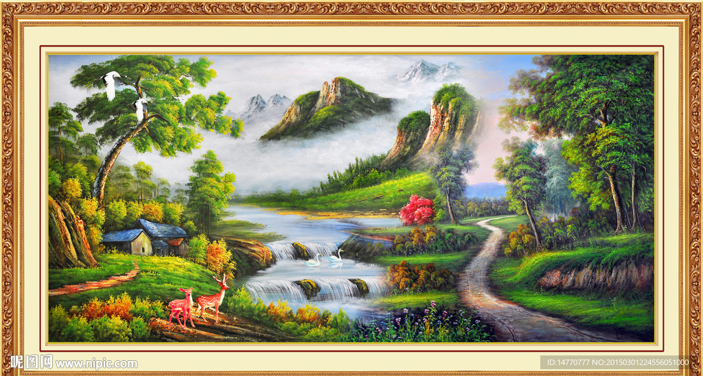 油画风景