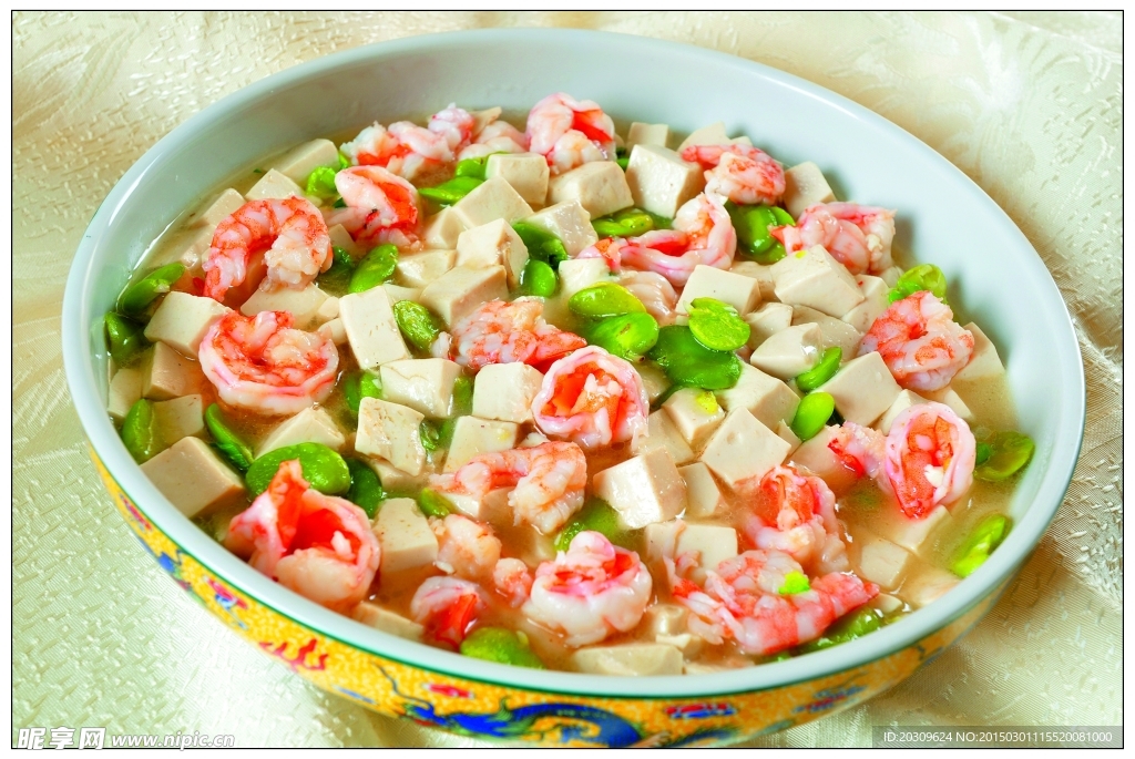 虾仁豆腐汤