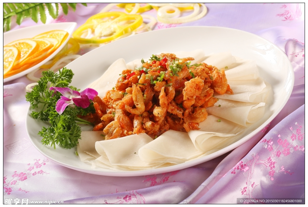 山东单饼卷河虾