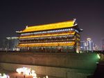 西安城门夜景