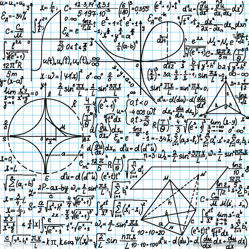 手绘数学公式