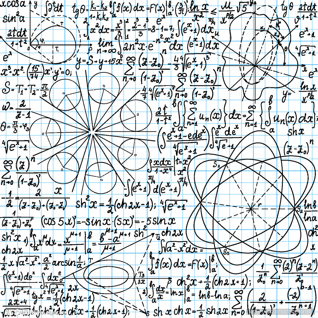 手绘数学公式