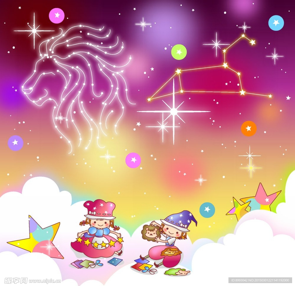 卡通星座