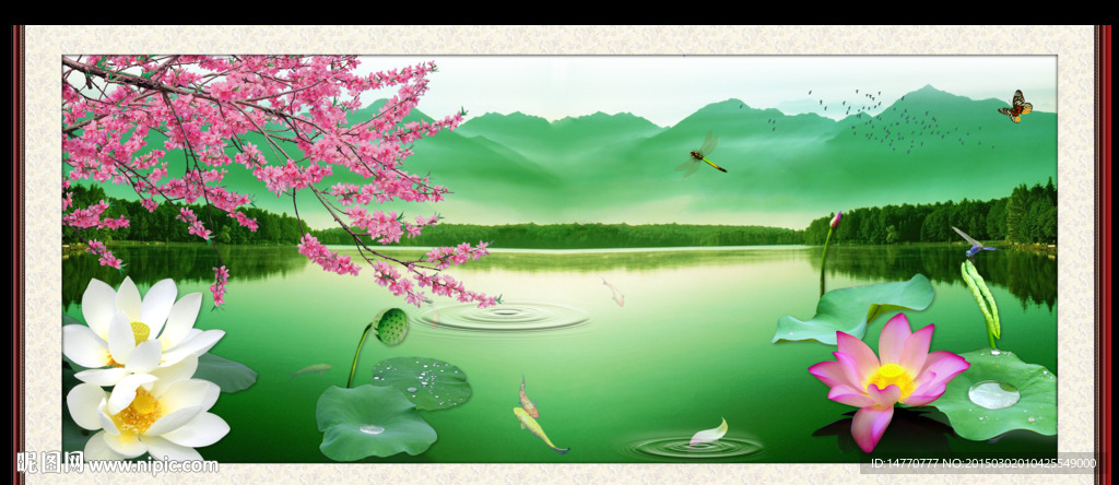 荷花图