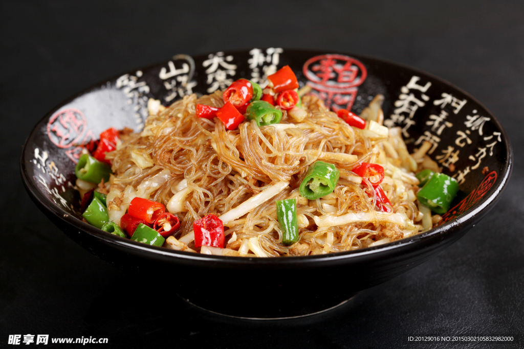 粉丝炒包菜
