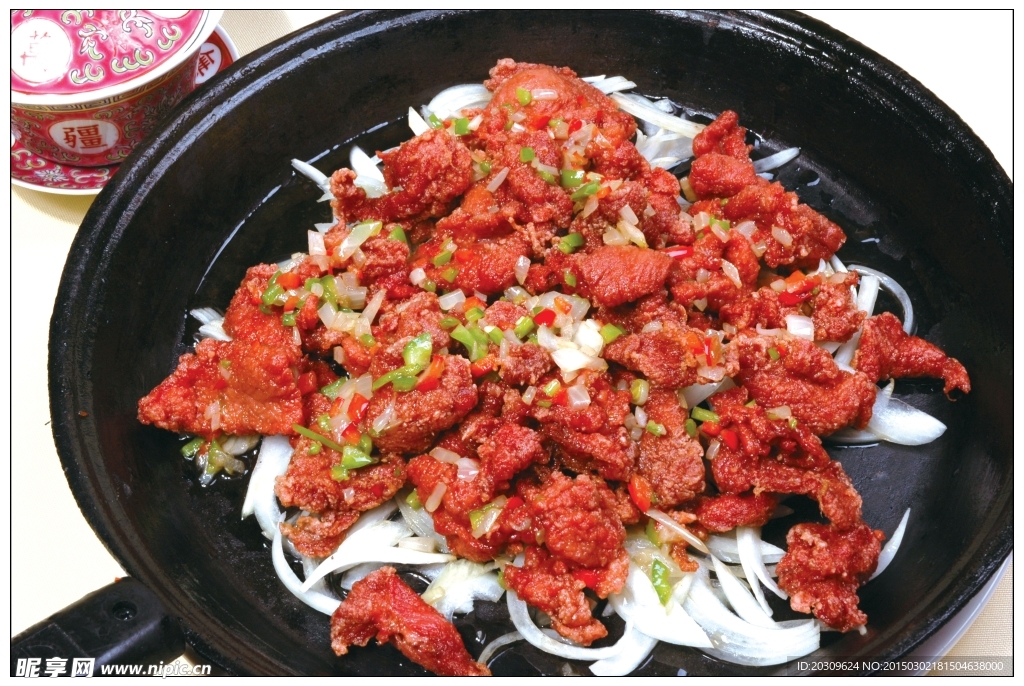 平锅烧烤肉