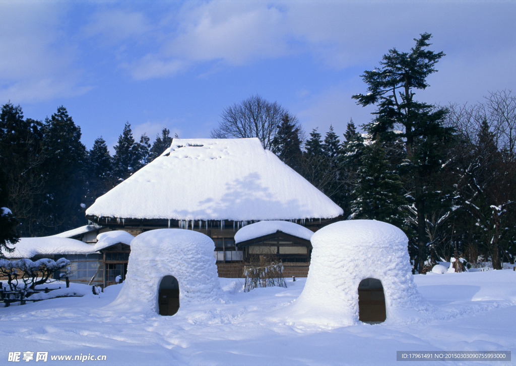 奥林匹克公园雪景