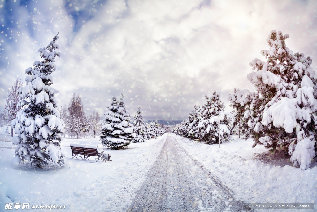 奥林匹克公园雪景