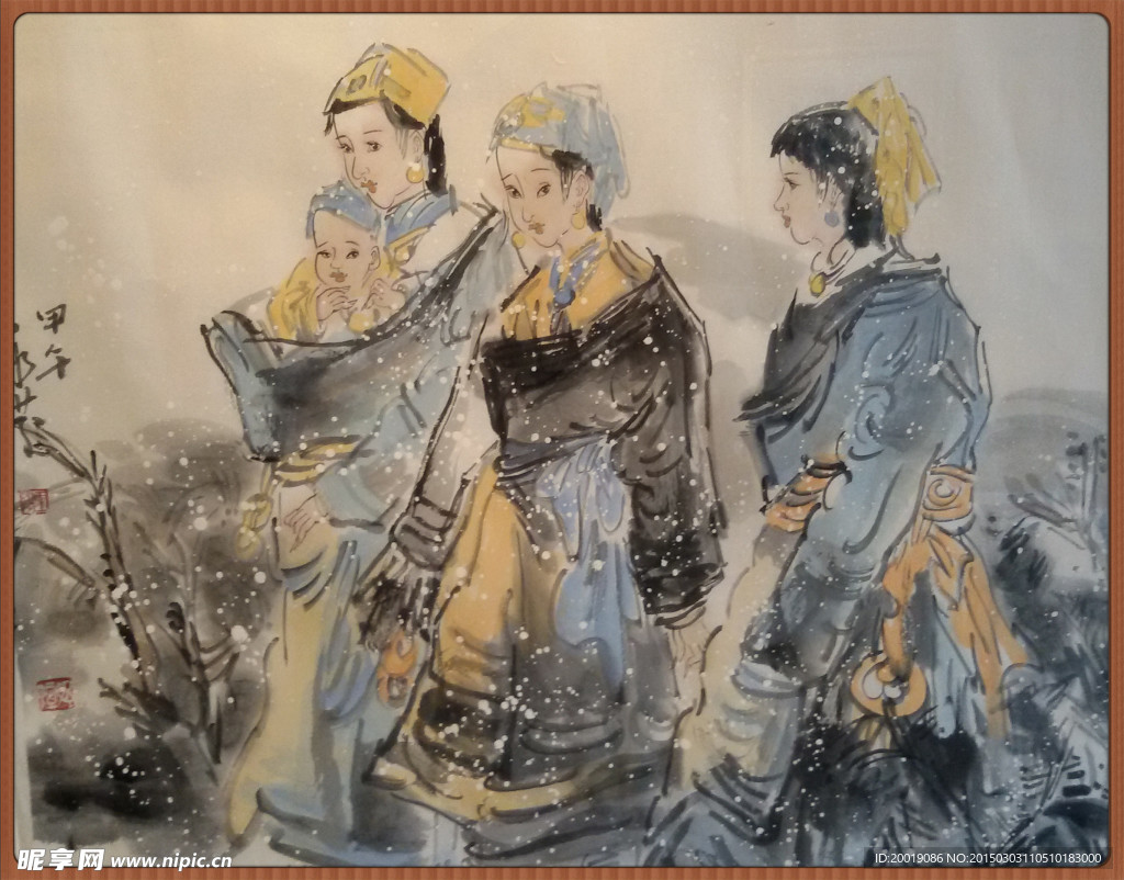 人物国画