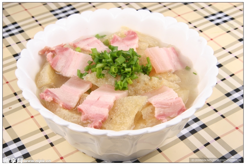 小葱汤肉皮