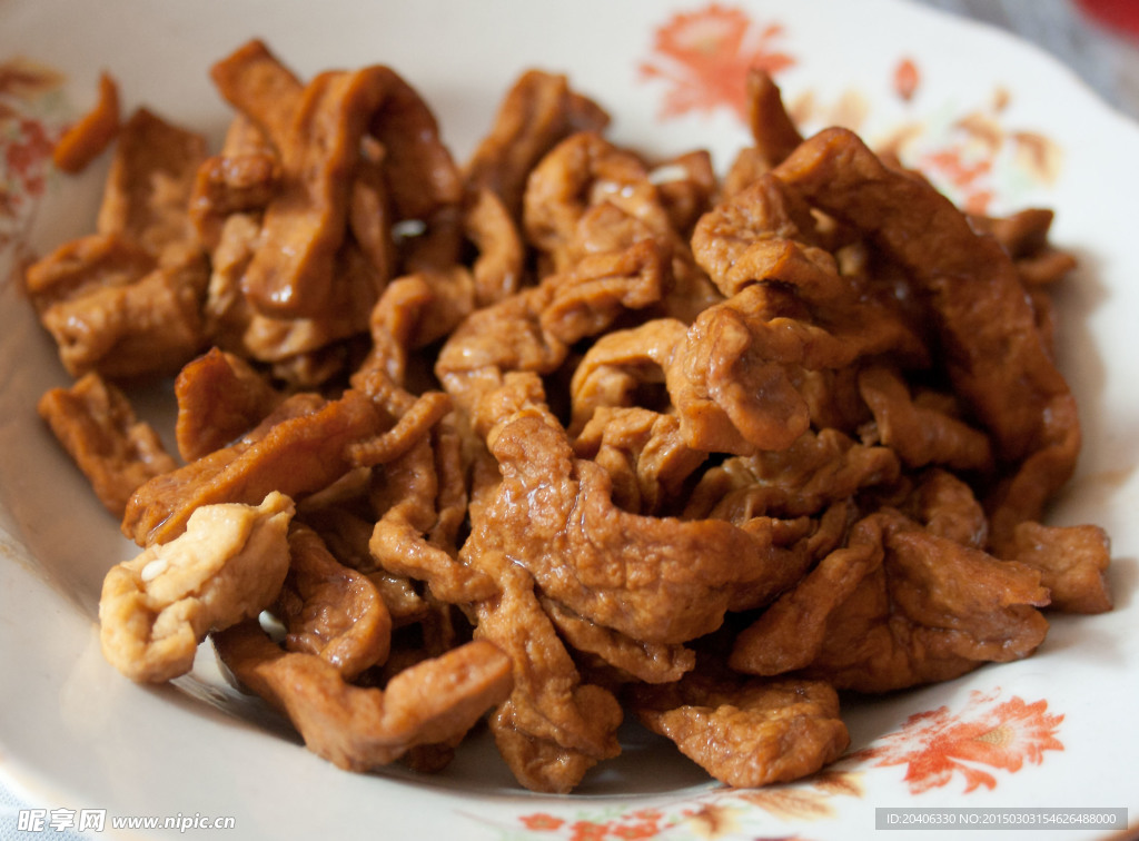 豆制品京酱肉丝