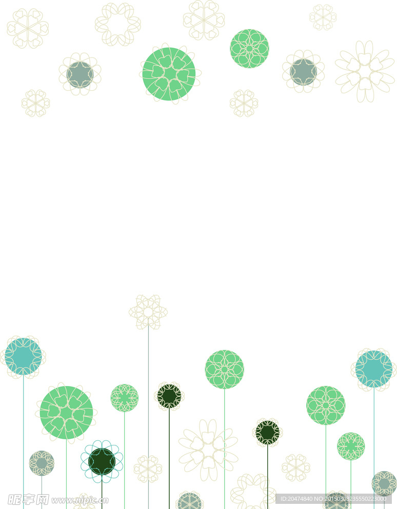 橱窗花纹