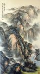 方继良山水画欣赏