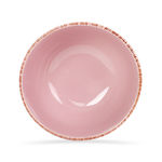 粉色陶瓷碗返古刷痕分层