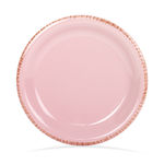 粉色陶瓷大盘
