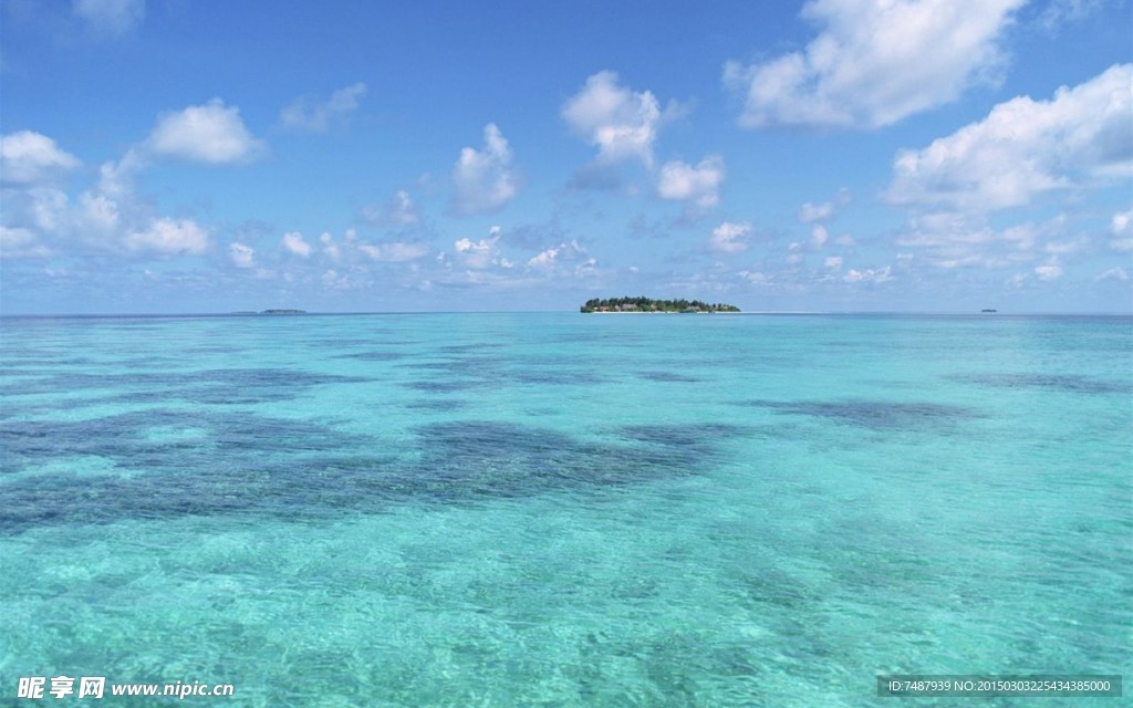 海中小岛