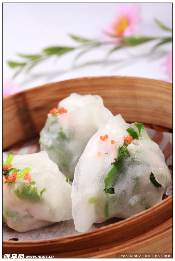 鲜虾香菜饺