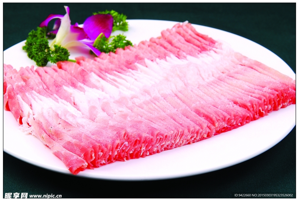 传统羊肉片
