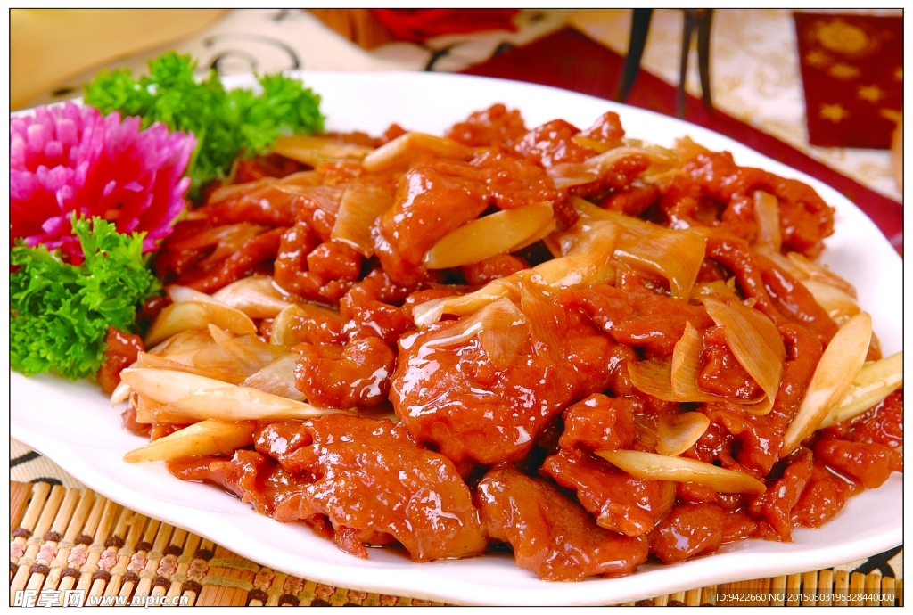 葱爆羊肉图片