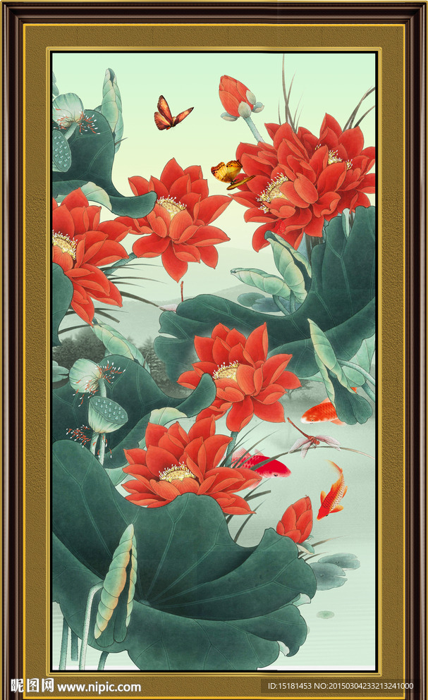 荷花图