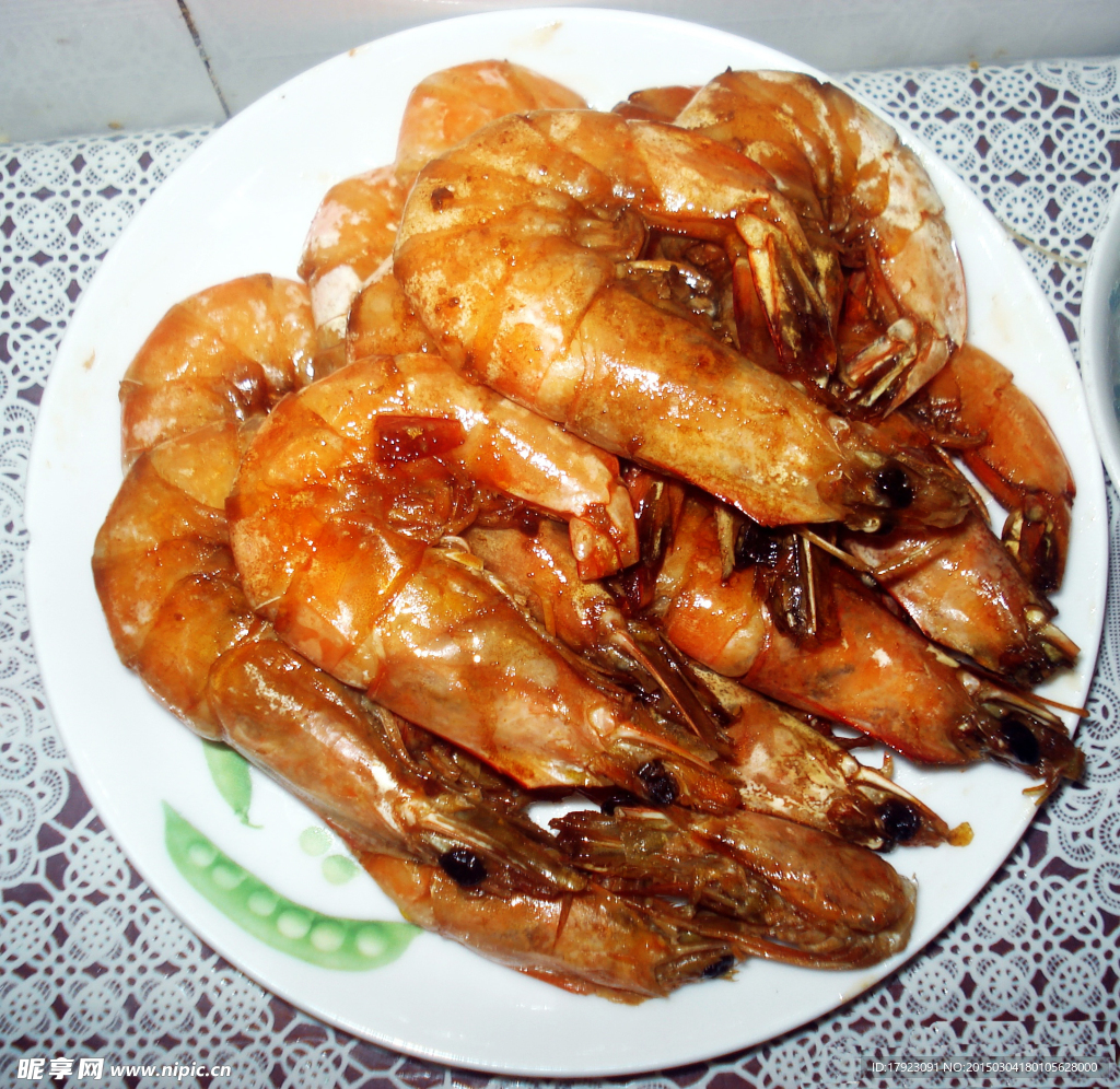 椒盐对虾