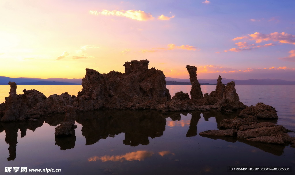 莫诺湖夕阳