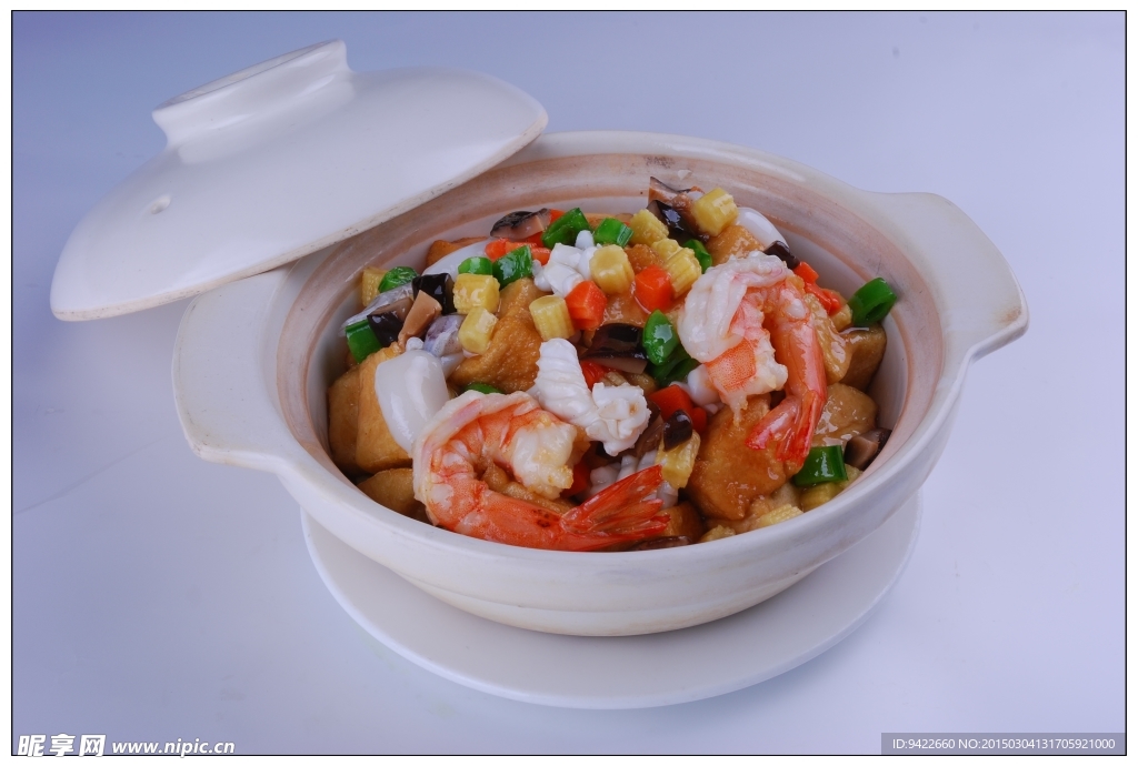 海鲜豆腐煲