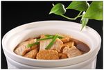 咸肉素鸡煲
