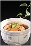 咸肉素鸡煲