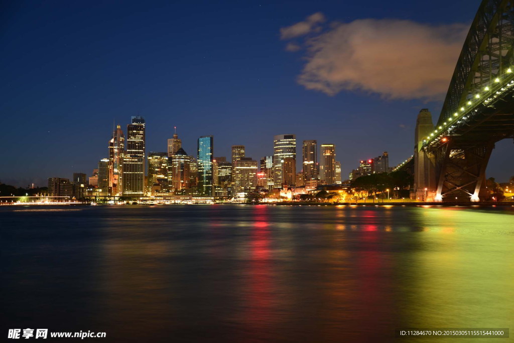 悉尼港湾夜景