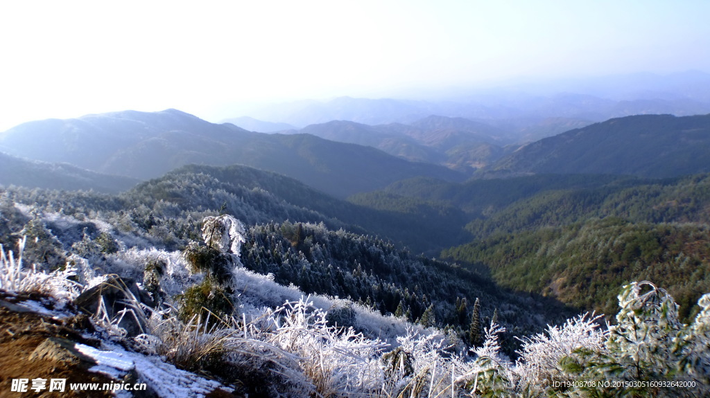 山峦自然风景