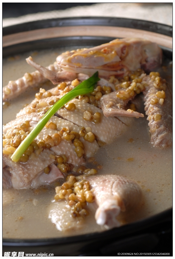 绿豆老鸭汤
