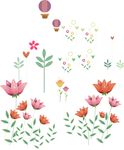 卡通花朵素材